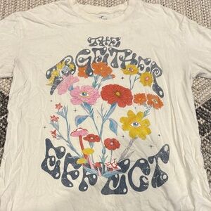 Hollister Kids Tee with Colorful Floral Graphics